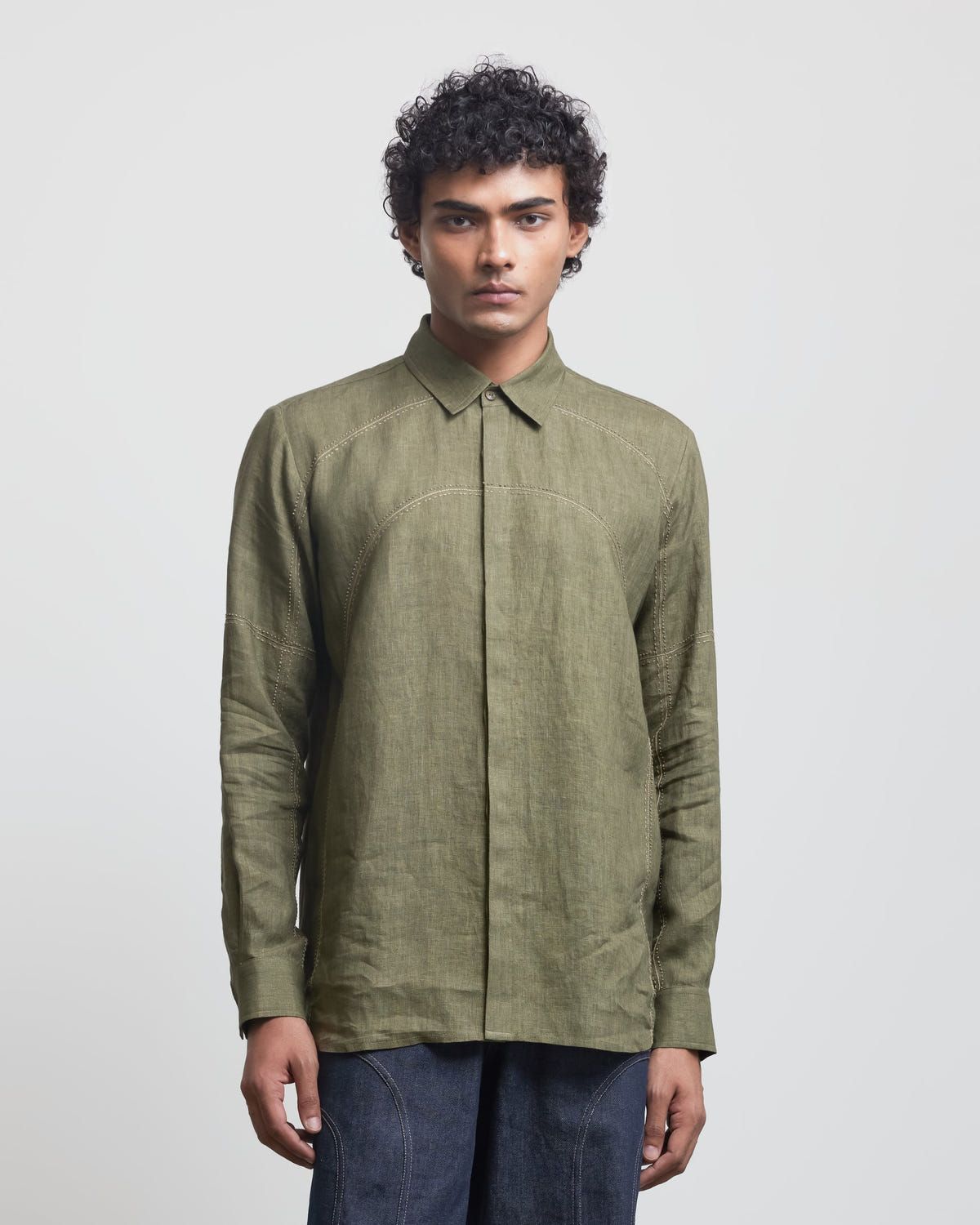 BAUHAUS THREE LINE STITCH SHIRT - image 1
