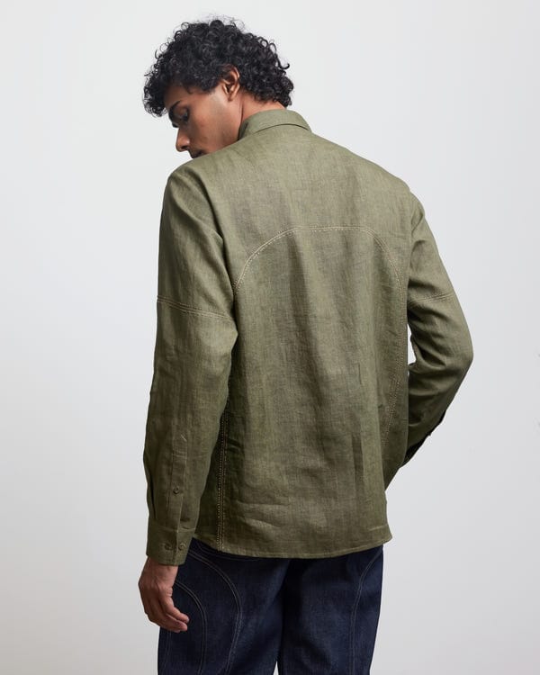 Countrymade India — BAUHAUS THREE LINE STITCH SHIRT