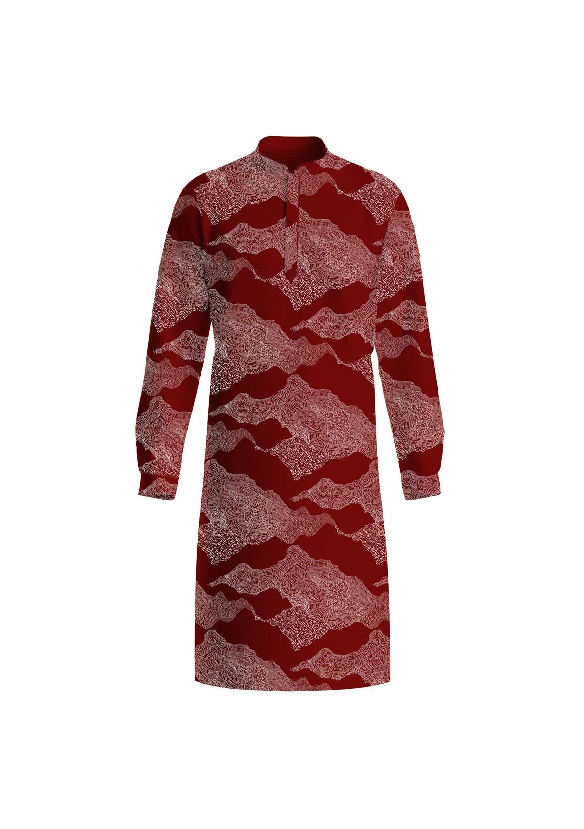 Clouds Print - Earth Red ( Limited Edition ) - image 2