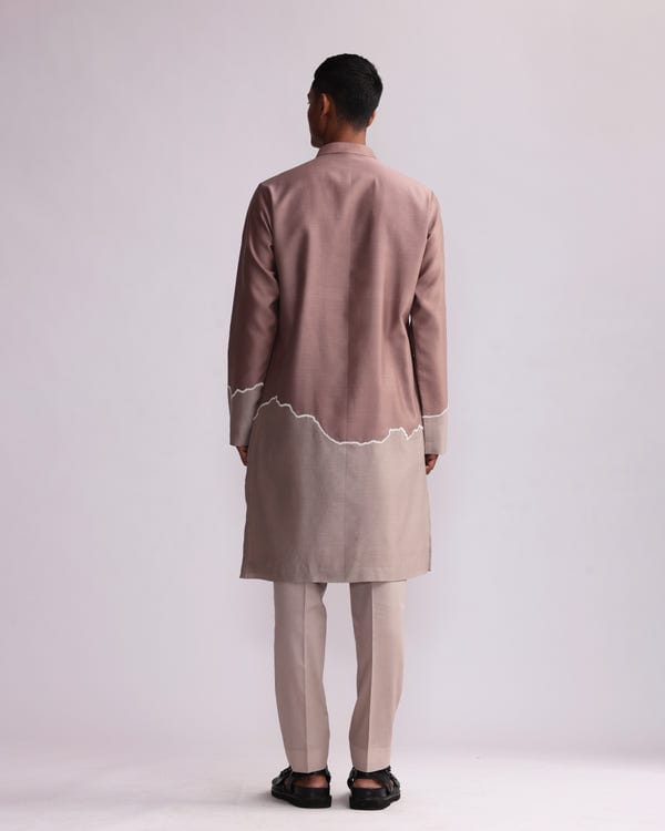 Countrymade India — HALF AND HALF KURTA WITH MATCHING PANTS