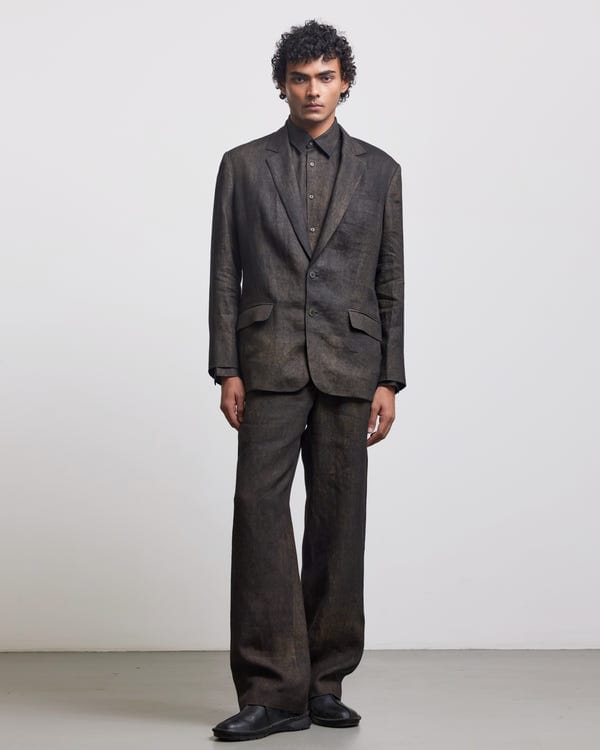 Countrymade India — BRONZE SINGLE BREASTED BLAZER