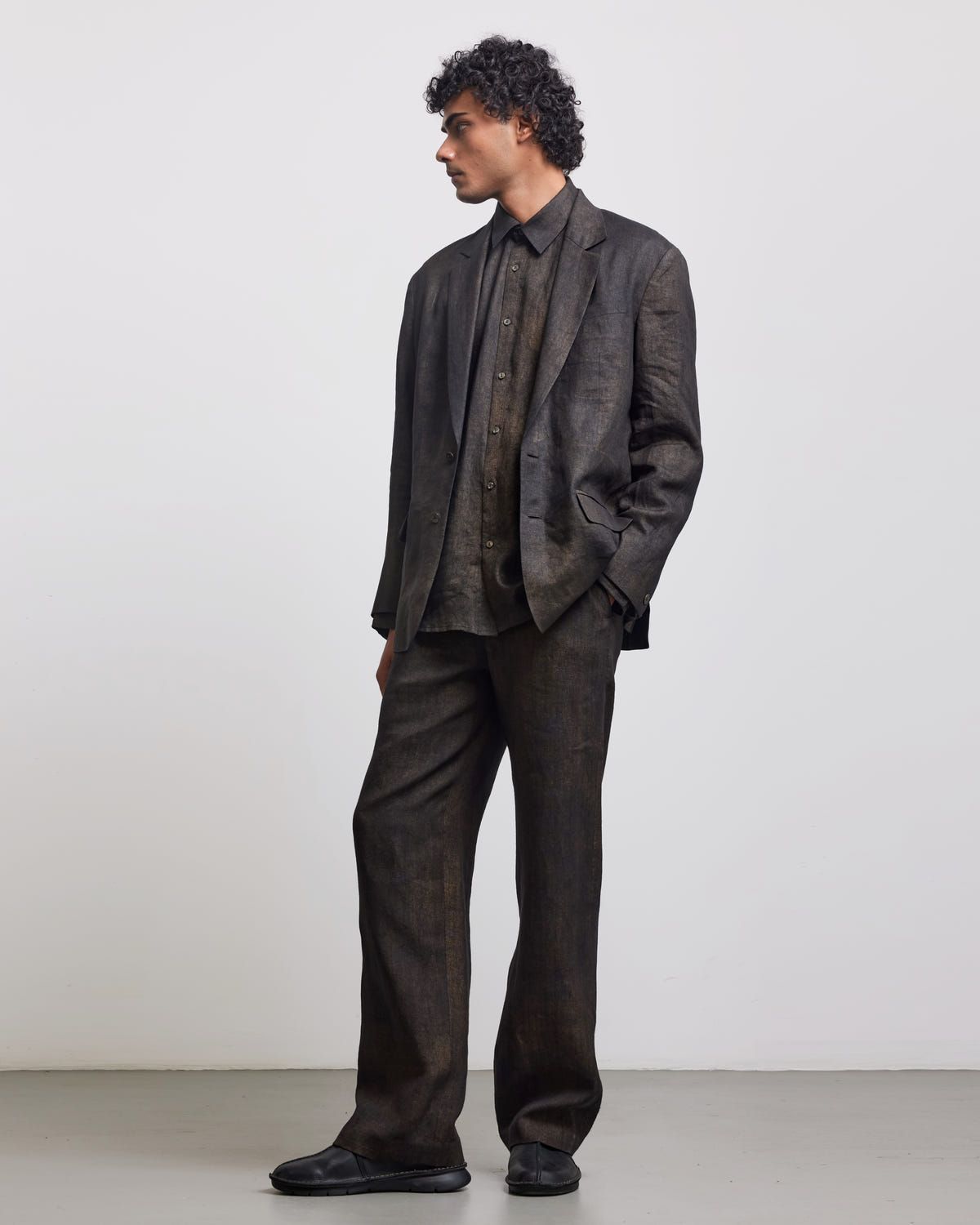 BRONZE SINGLE BREASTED BLAZER - image 4
