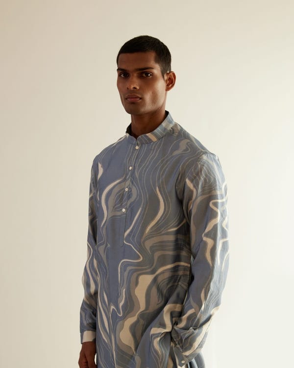 Countrymade India — Infinity Print Kurta