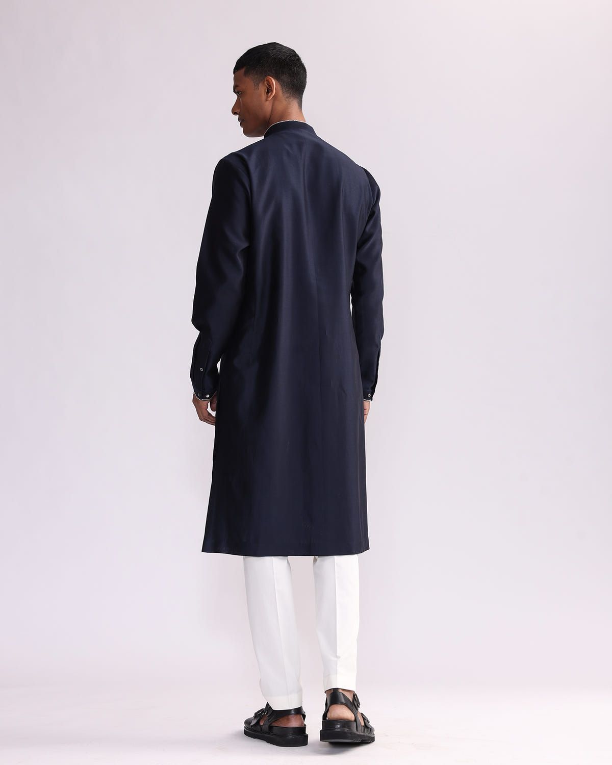 Shadow Camo Hand Embroidered Kurta Set - image 3