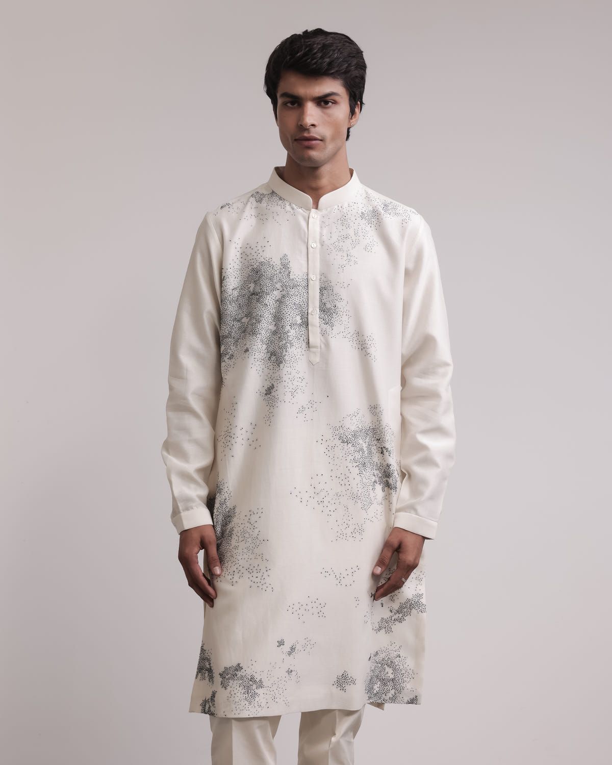 Residual Scattered Stitches Kurta Set - image 3