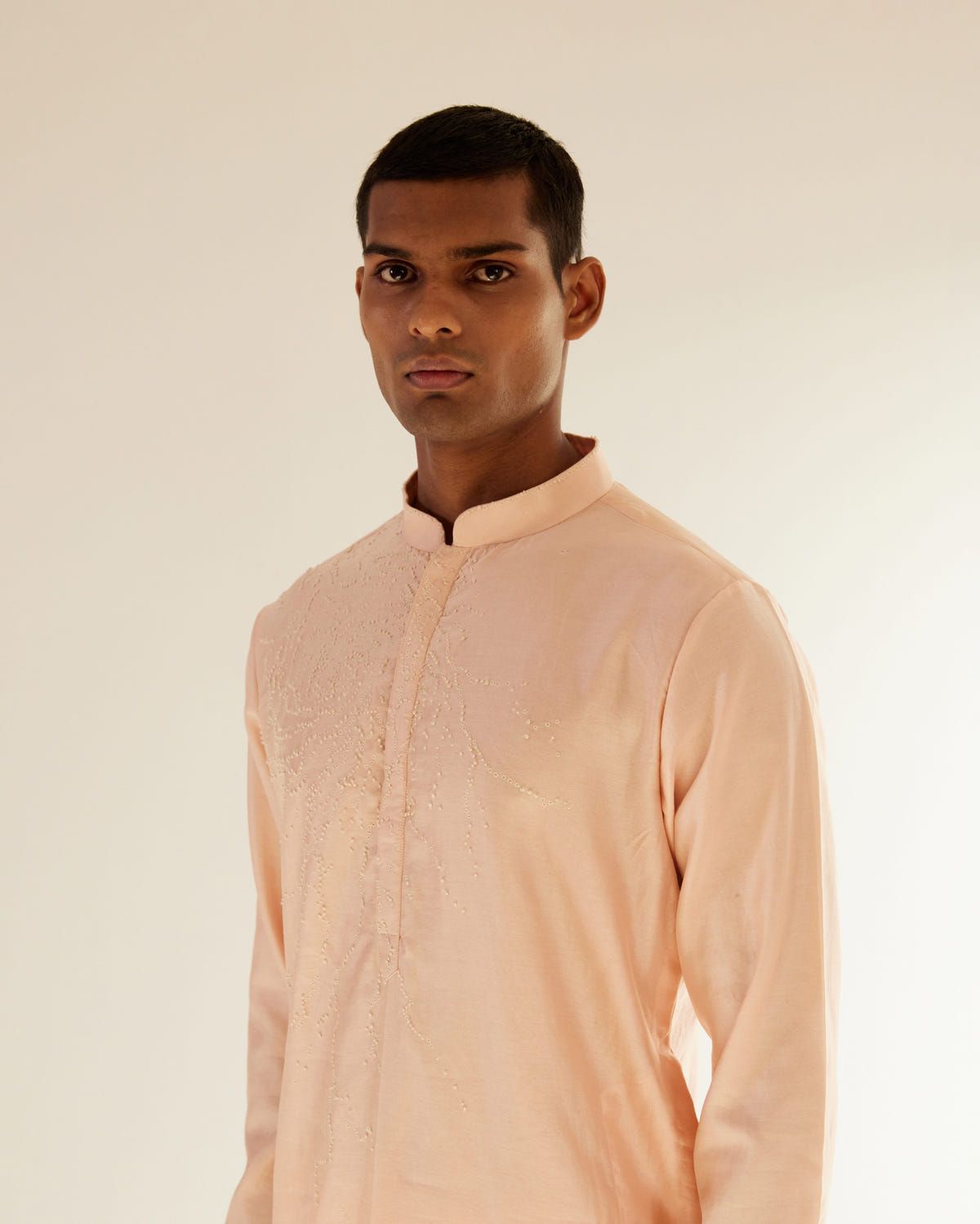 Black Hole Placement Embroidery Kurta Set - image 3