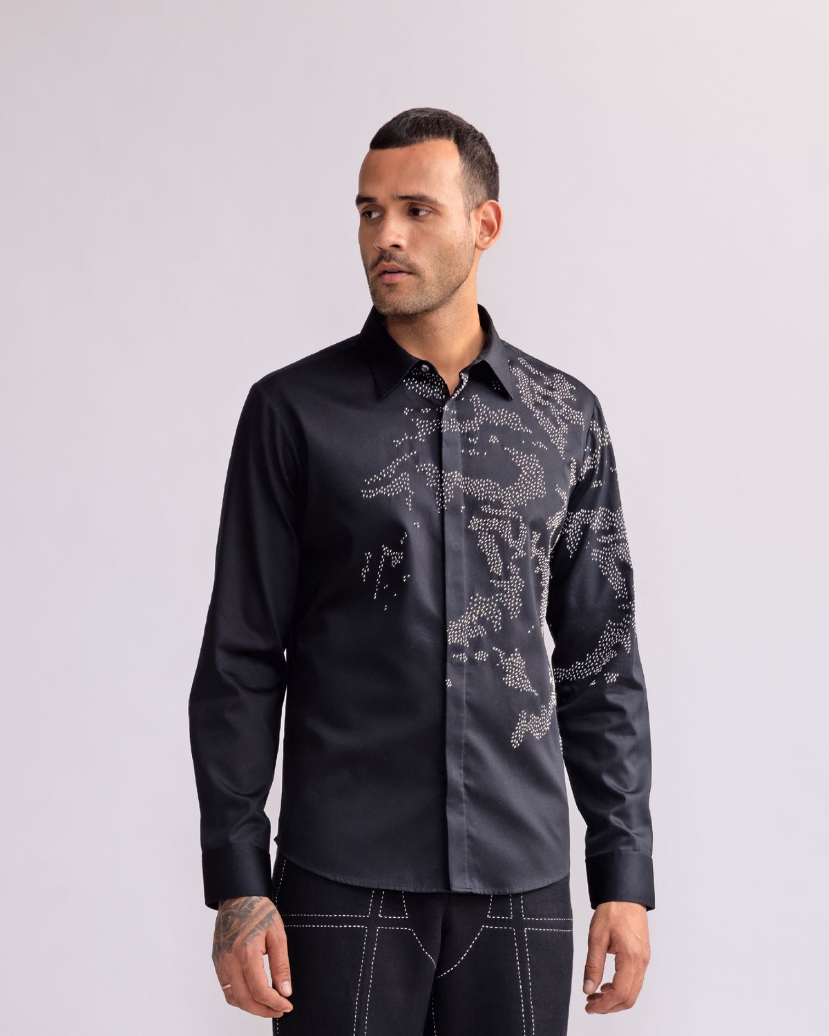 SHADOW CAMO EMBROIDERED SHIRT - image 1
