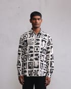 Modern ruins printed shirt view 1
