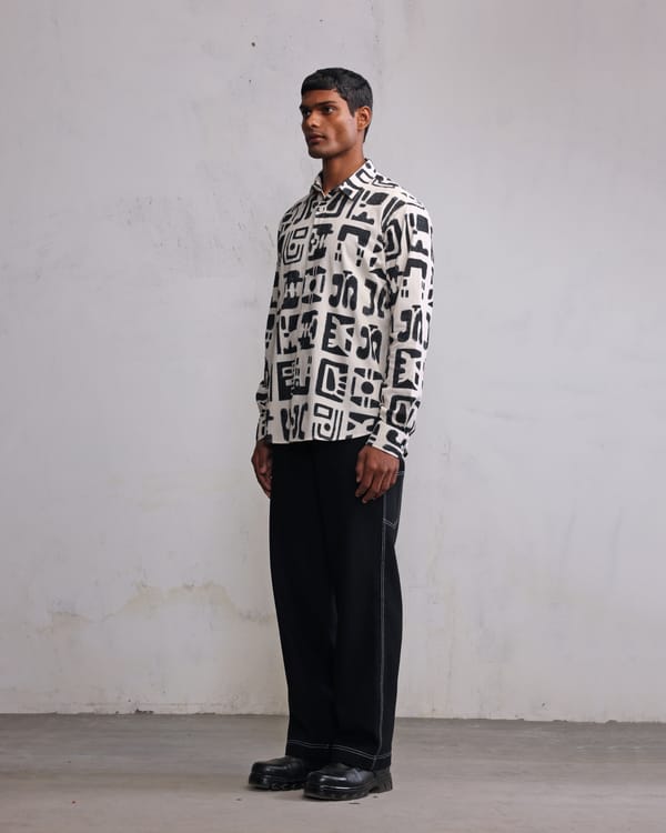 Countrymade India — Modern ruins printed shirt