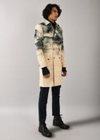 Camo-Clouds Trench Coat view 6