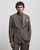 STONE BROWN SINGLE BREASTED BLAZER view 1