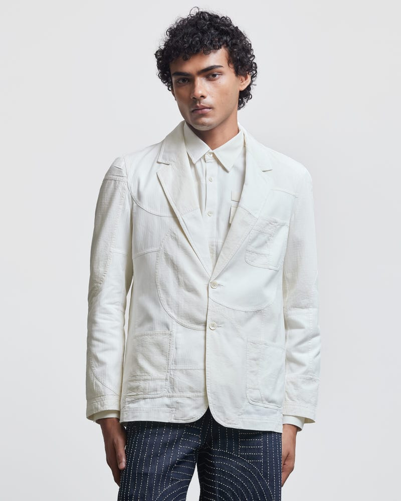 RIPSTOP SINGLE BREASTED BLAZER