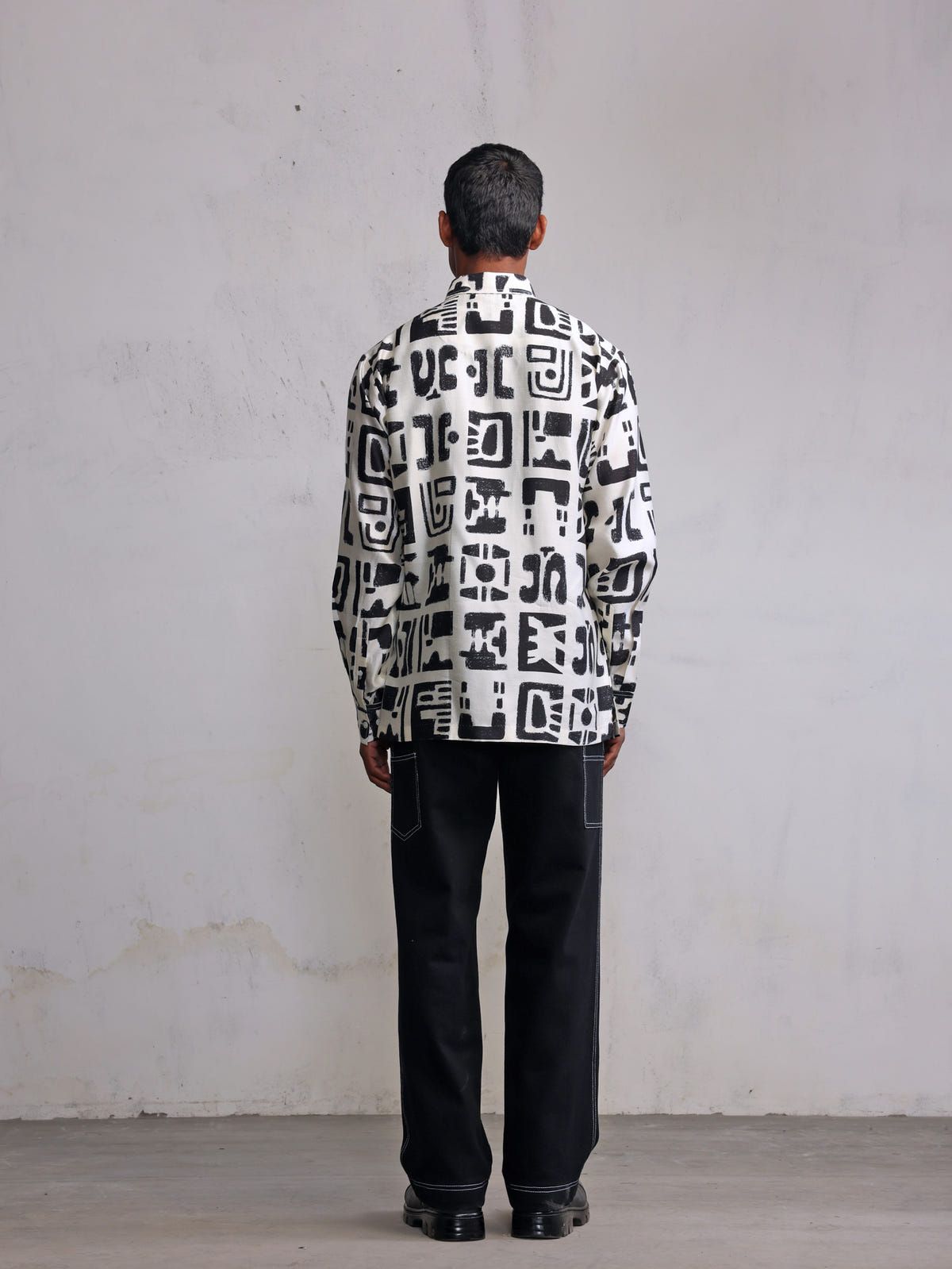 Fossil printed silk shirt - image 2