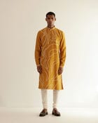 DNA Embroidered Kurta Set view 2