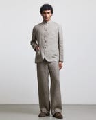 STONE GRAY BANDHGALA JACKET view 2