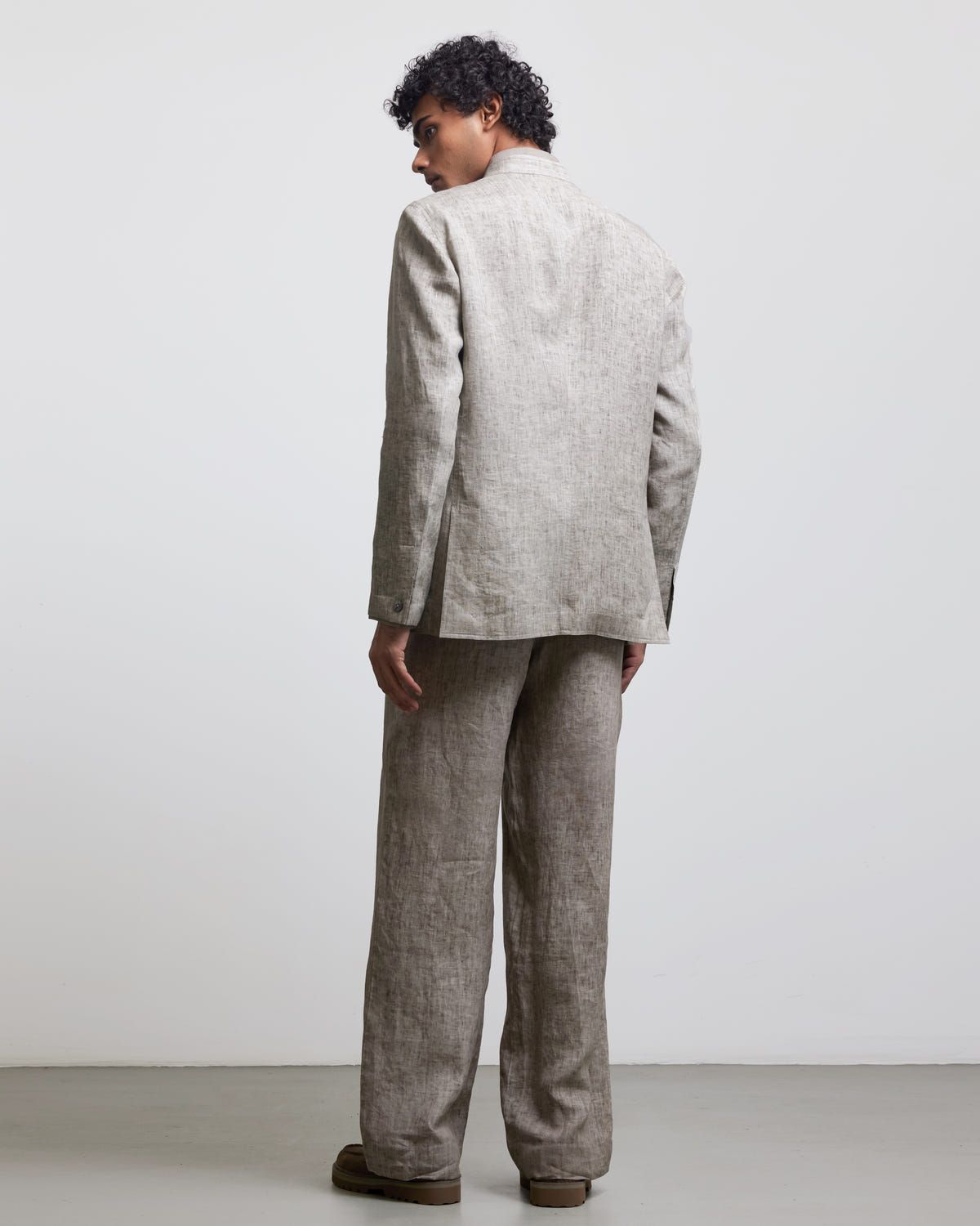STONE GRAY BANDHGALA JACKET - image 3