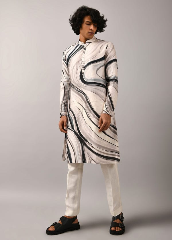 Countrymade India — Airborne Strokes Kurta