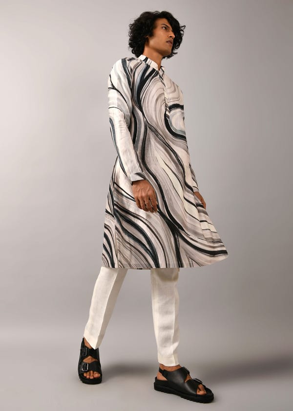 Countrymade India — Airborne Strokes Kurta
