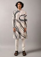 Airborne Strokes Kurta view 4