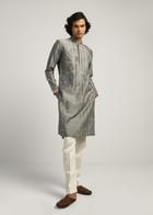 Fuselage Hand Emb Kurta Set view 4