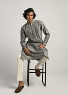 Fuselage Hand Emb Kurta Set view 5