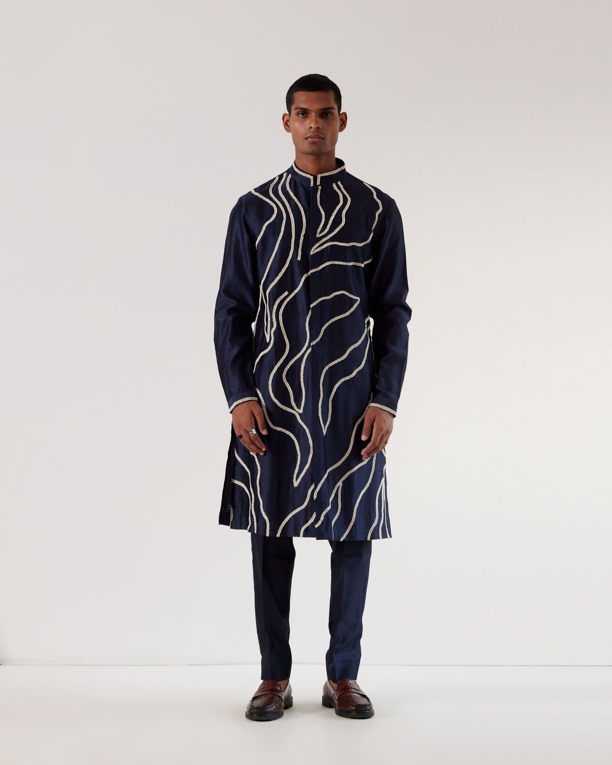 DNA Front Open Kurta Set - image 1
