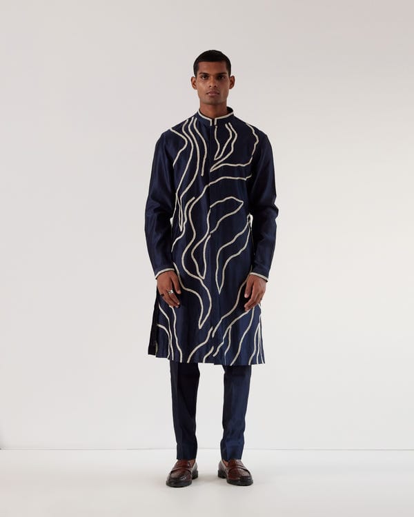 Countrymade India — DNA Front Open Kurta Set