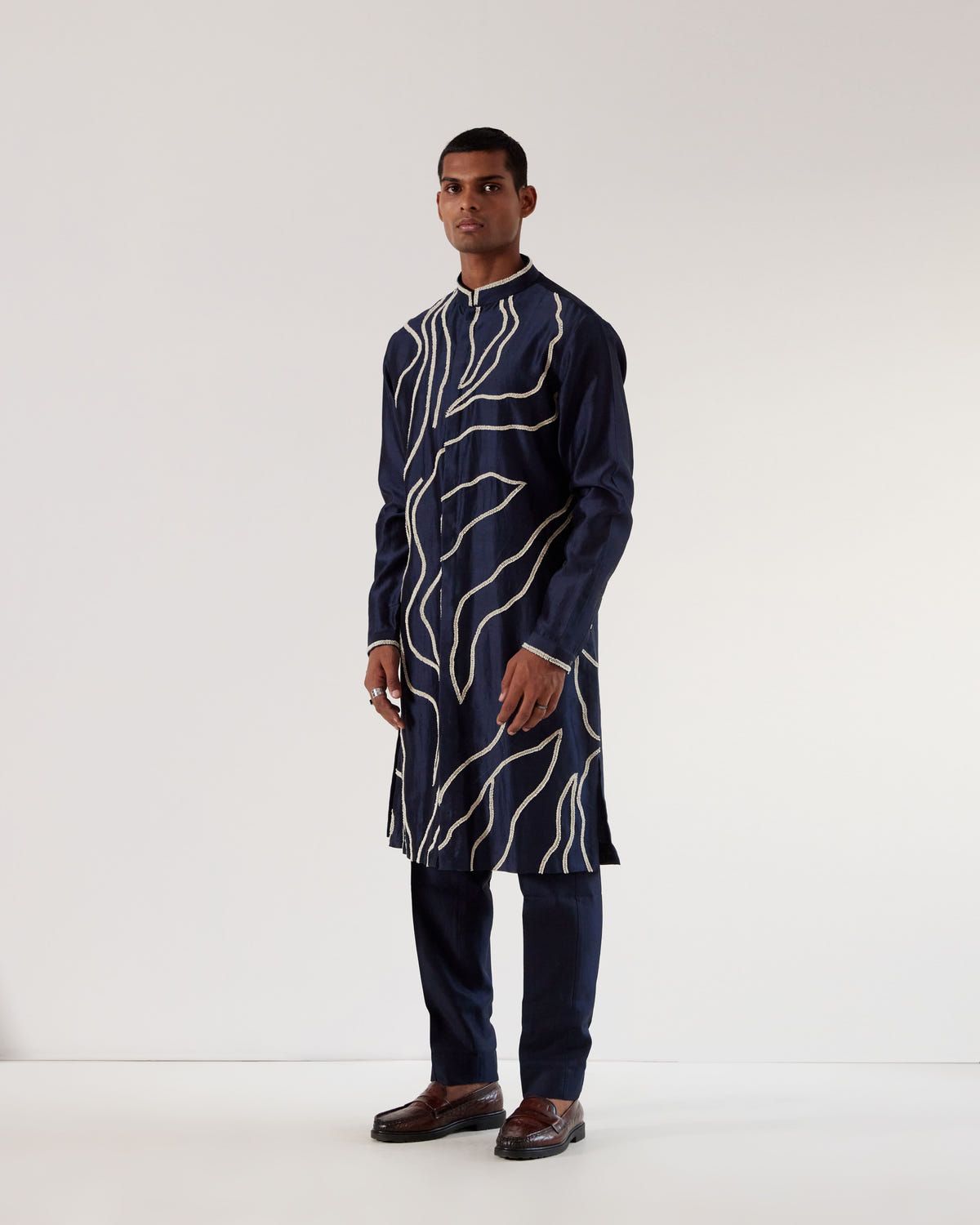 DNA Front Open Kurta Set - image 2