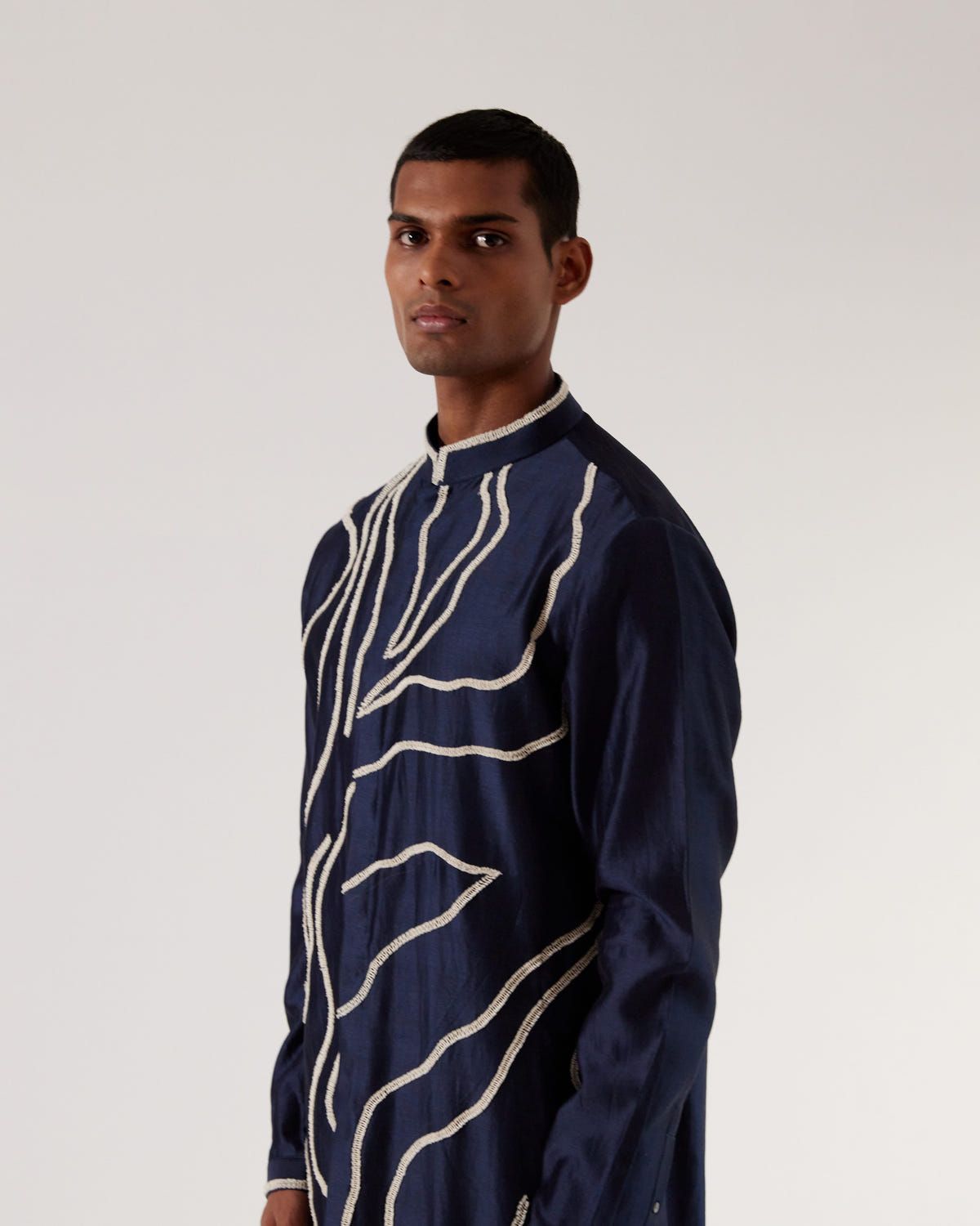 DNA Front Open Kurta Set - image 3