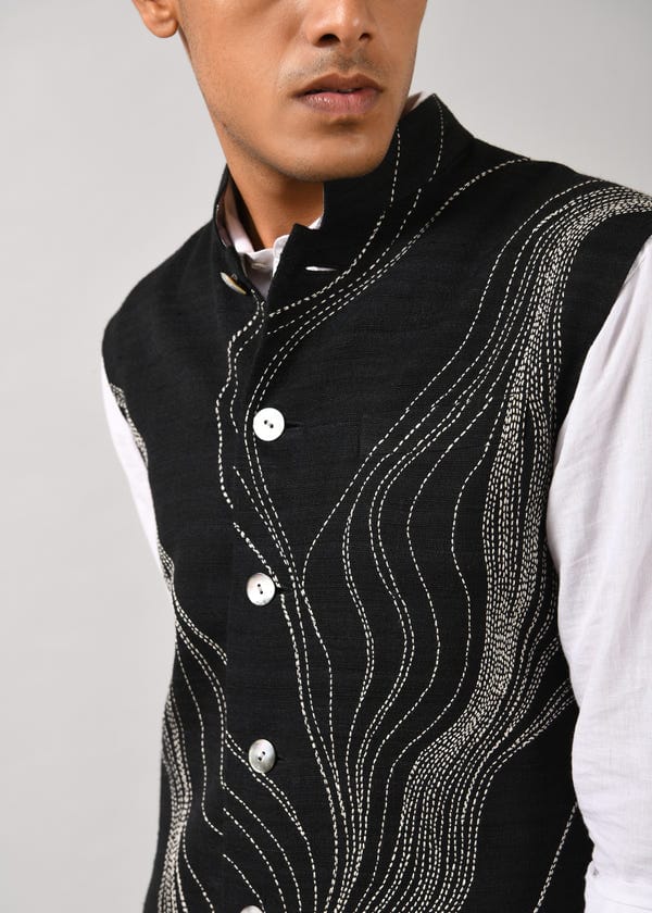 Countrymade India — Horizon Embroidered Bundi