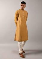 Chevron Hand Embroidered Kurta Set view 1