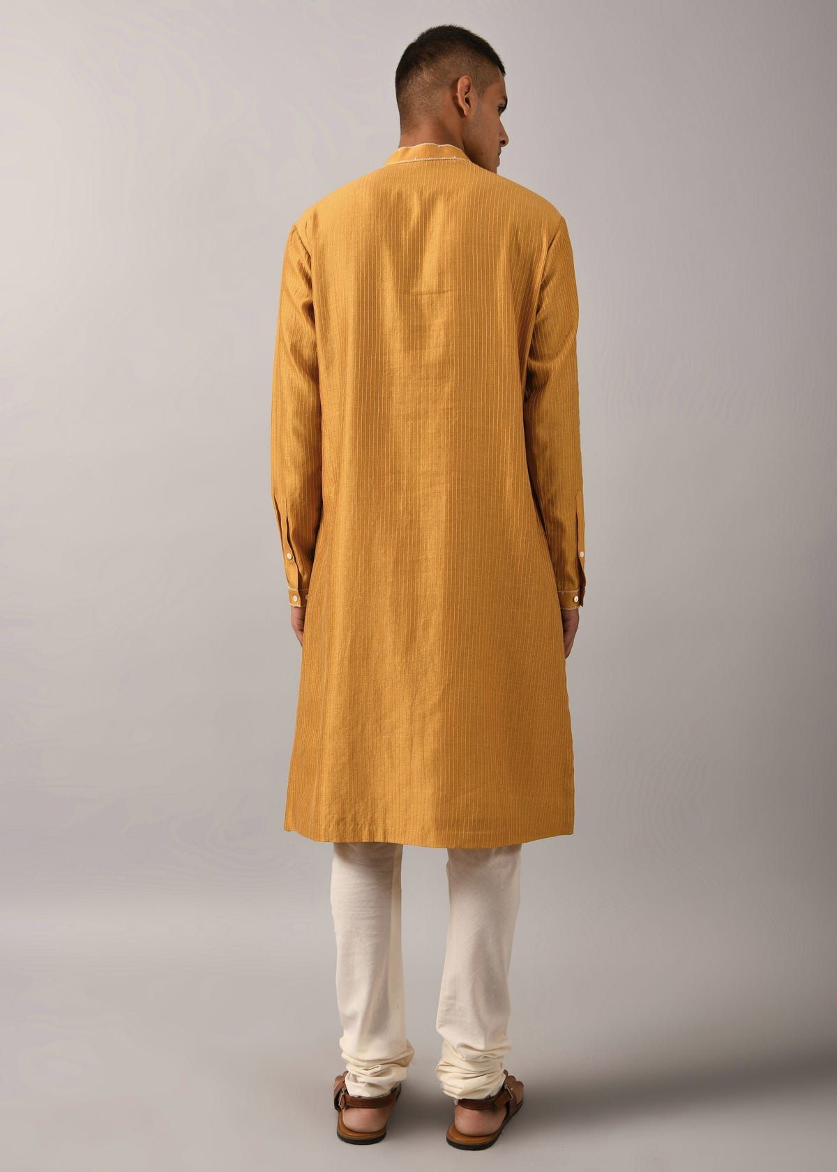 Chevron Hand Embroidered Kurta Set - image 4