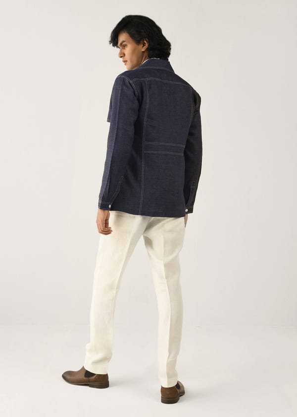 Countrymade India — Cropped Trench Jacket