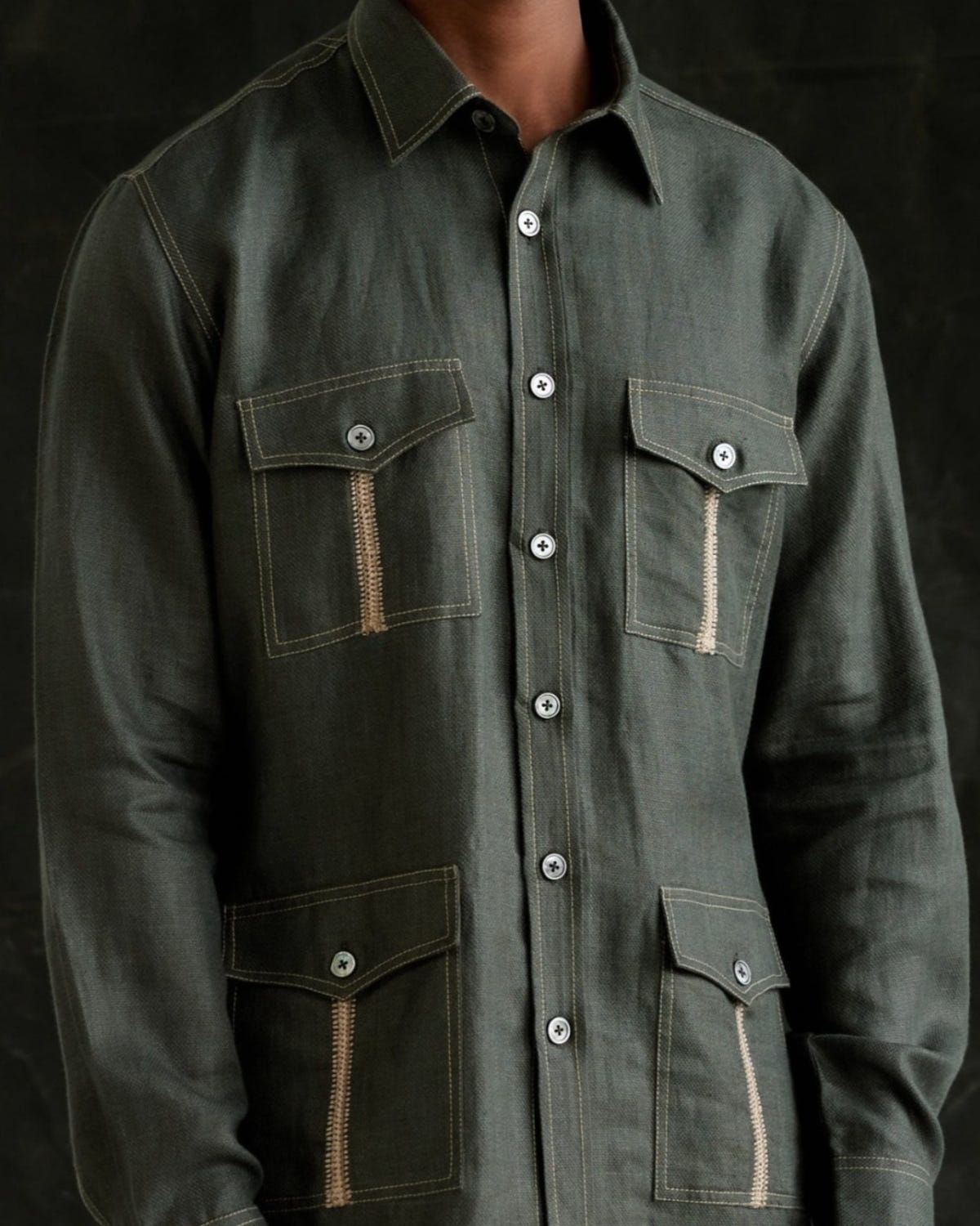 Crochet Safari Shirt - image 3