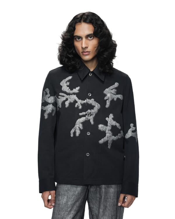 Countrymade India — Residual Camo Denim Jacket