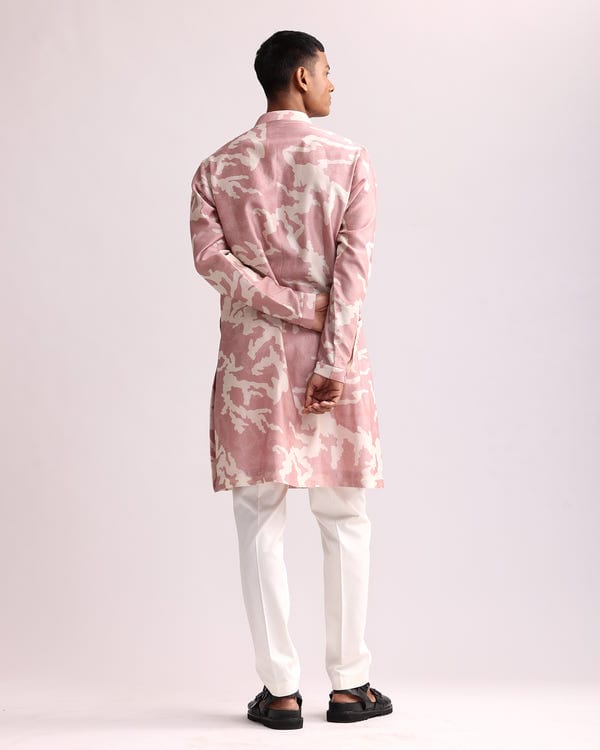 Countrymade India — Camouflage Shadow Print Kurta
