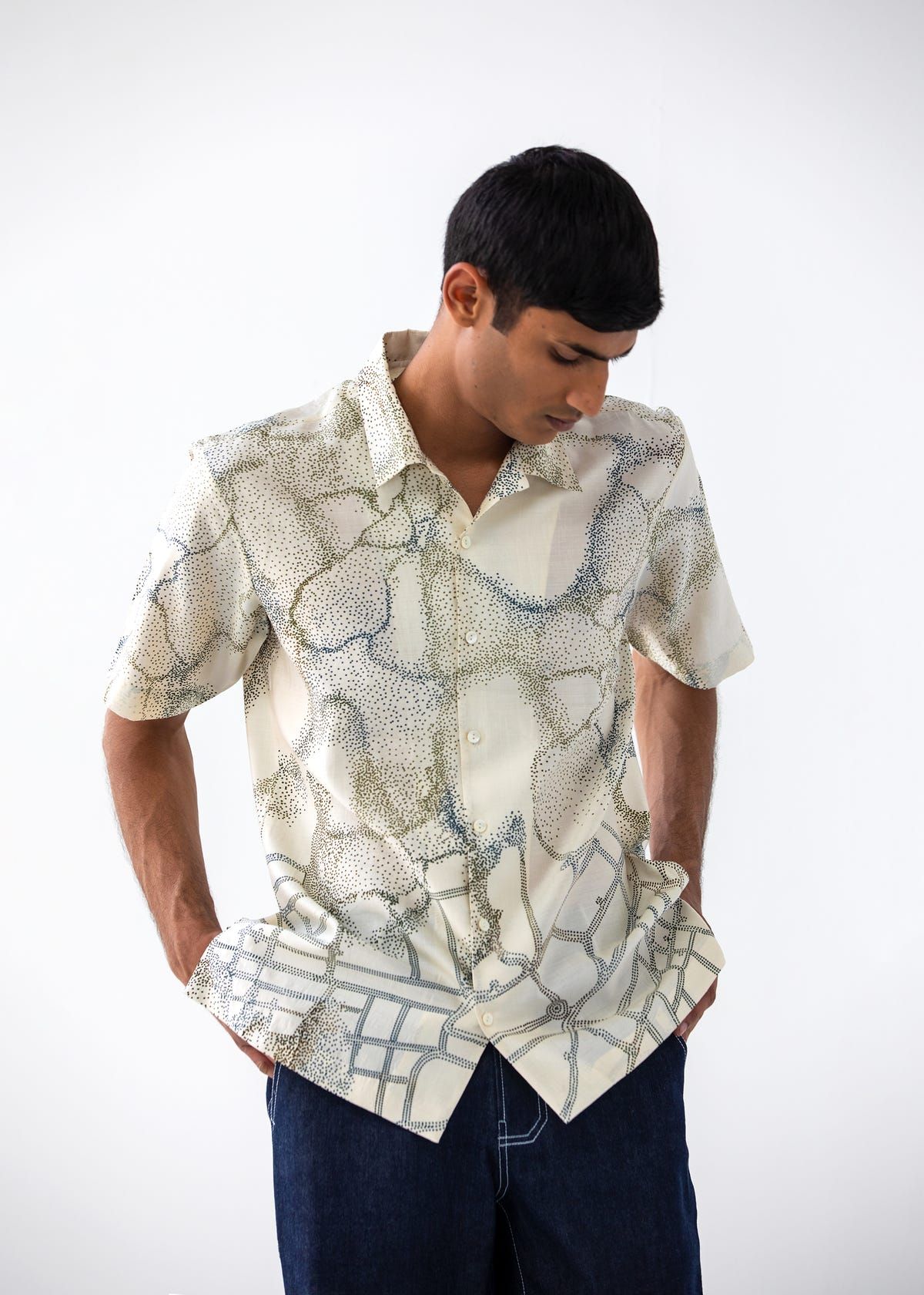 NORMANDY PRINTED SHIRT - image 1