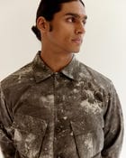 Skin Textured Batik Jungle Jacket view 3