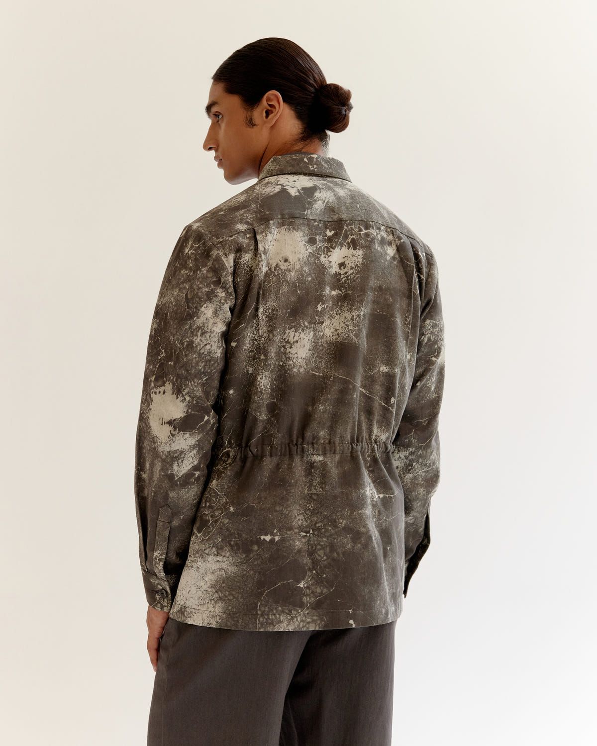 Skin Textured Batik Jungle Jacket - image 4