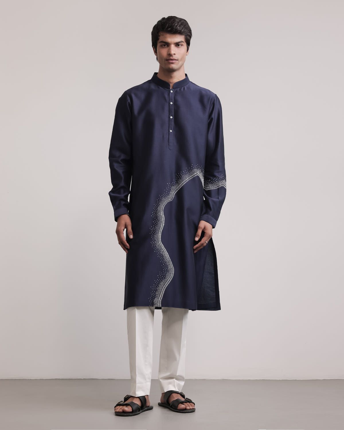 Obscured Halo Hand-embroidered Kurta Set - image 1