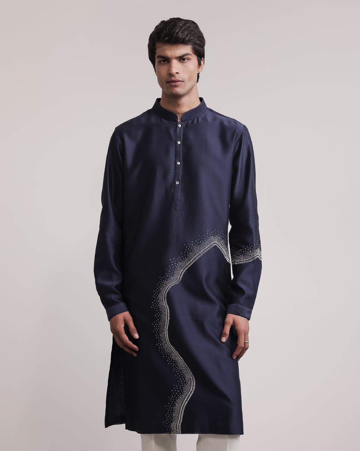 Obscured Halo Hand-embroidered Kurta Set - image 3