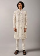 Ivory Terrain Maize Kurta view 2