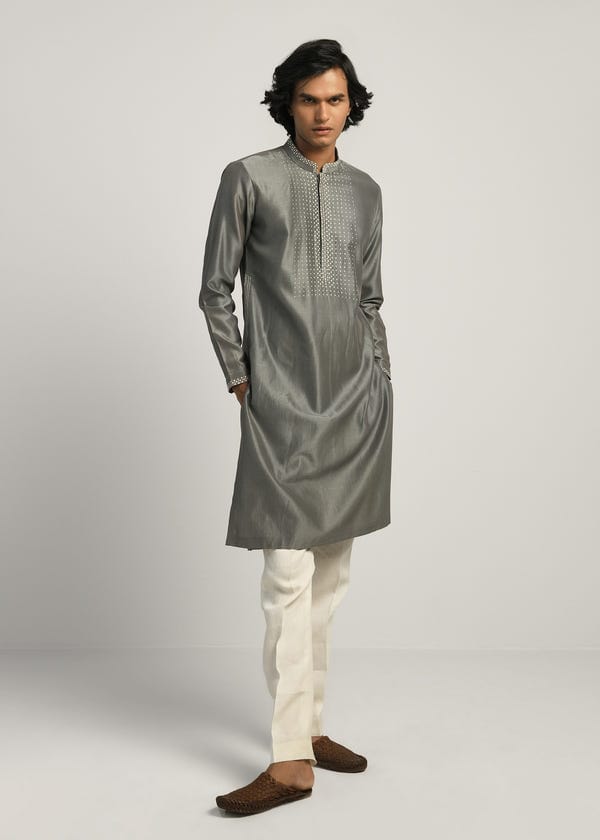 Countrymade India — Dots Yoke Kurta Set