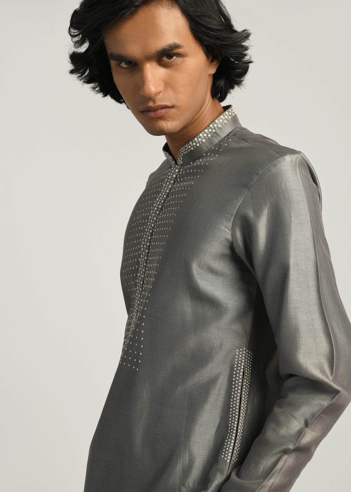 Dots Yoke Kurta Set - image 4