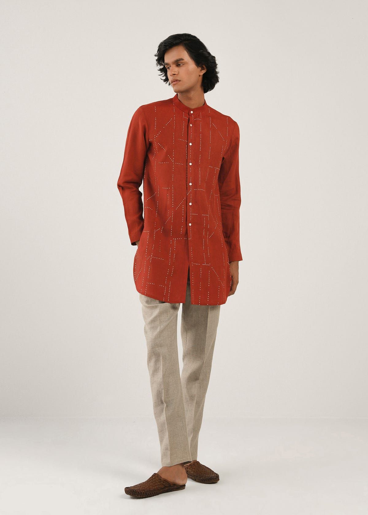 Speckled Short Kurta - image 1