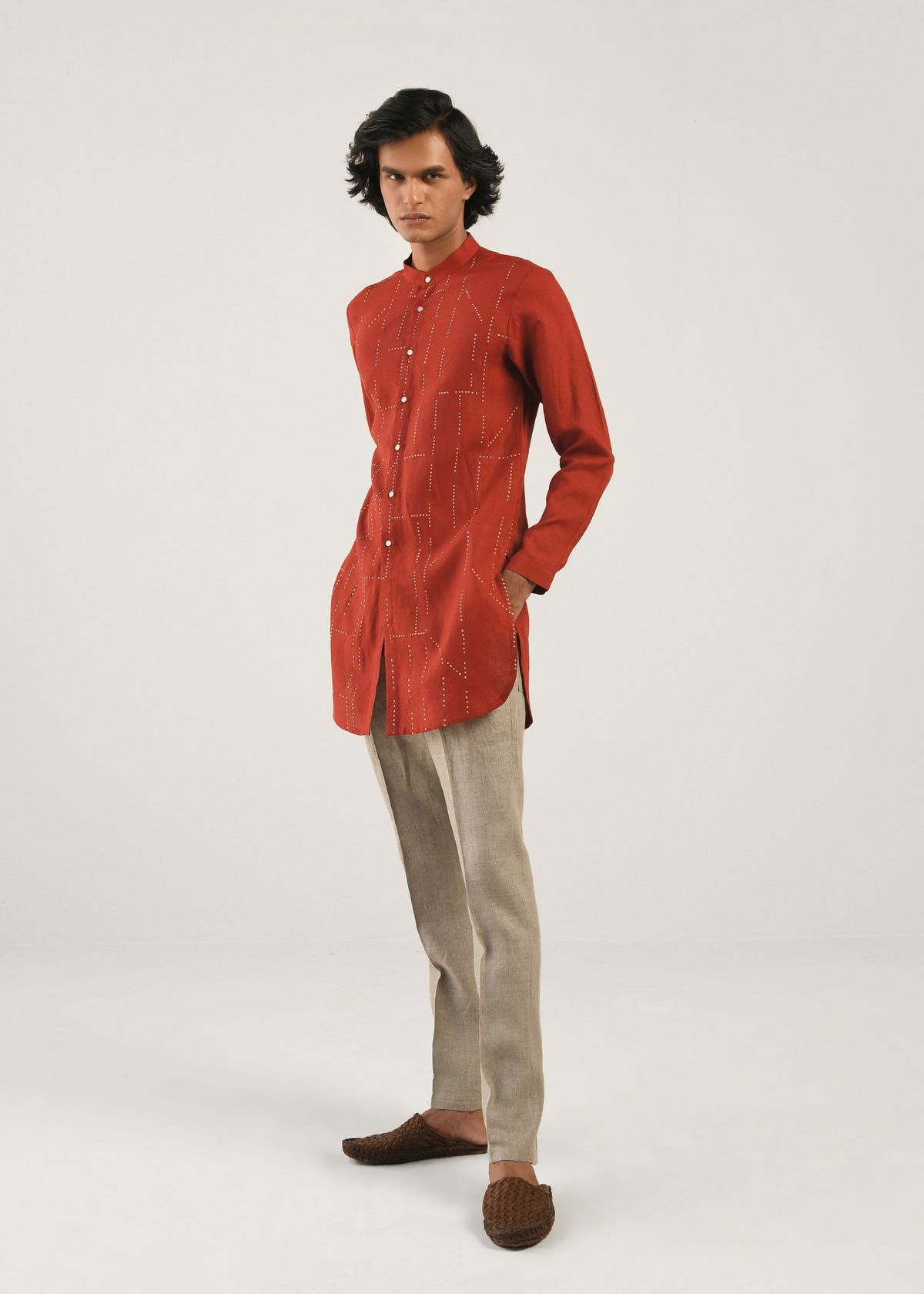 Speckled Short Kurta - image 2
