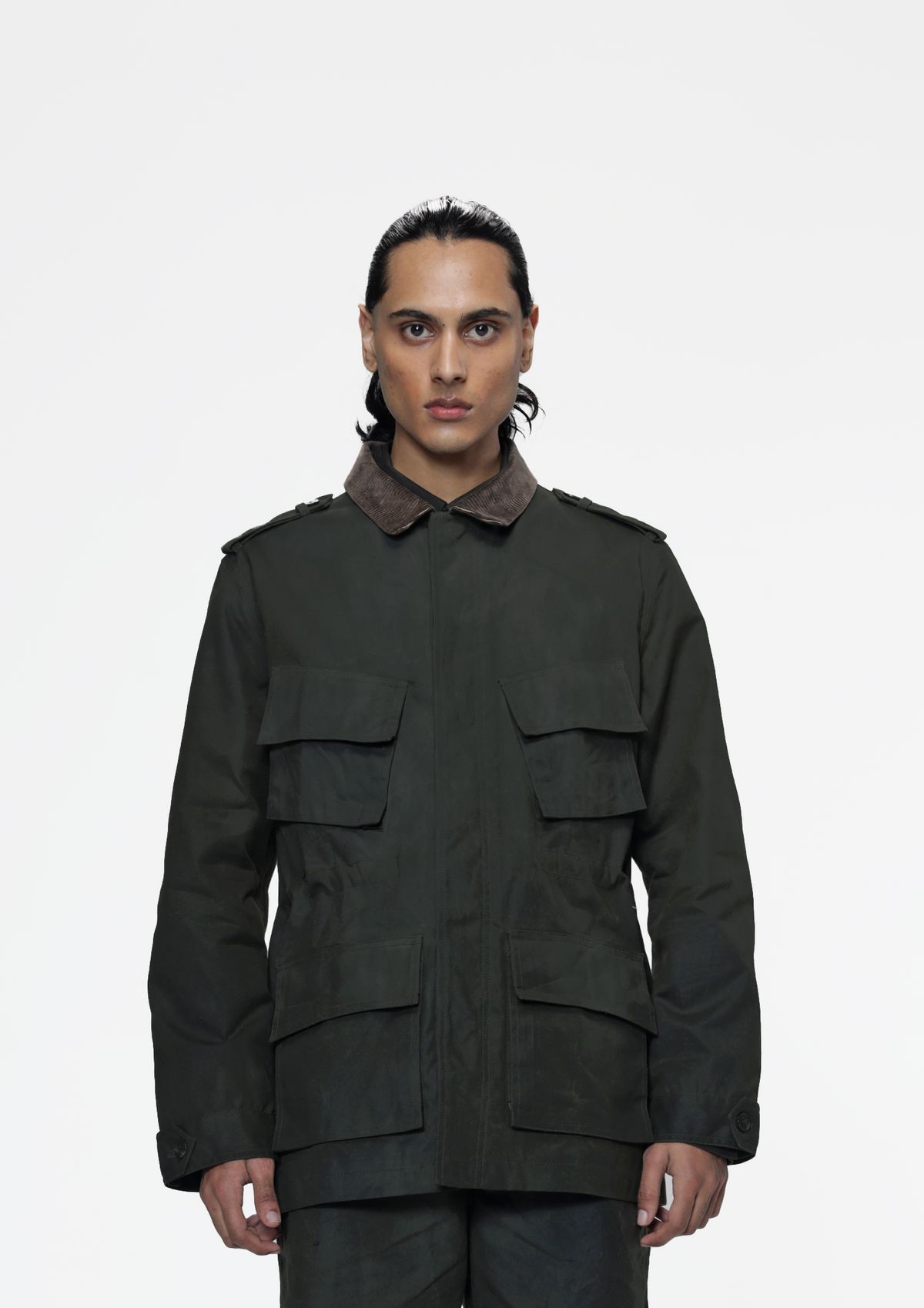 Military Waxed Field Jacket - image 1