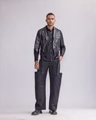 HARBOUR LEATHER PATCH SHORT JACKET view 2