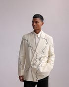 HARBOUR CONTOUR LINES DOUBLE BREASTED BLAZER view 2