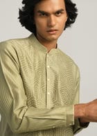 Hexa Dots hand Emb Kurta Set view 1